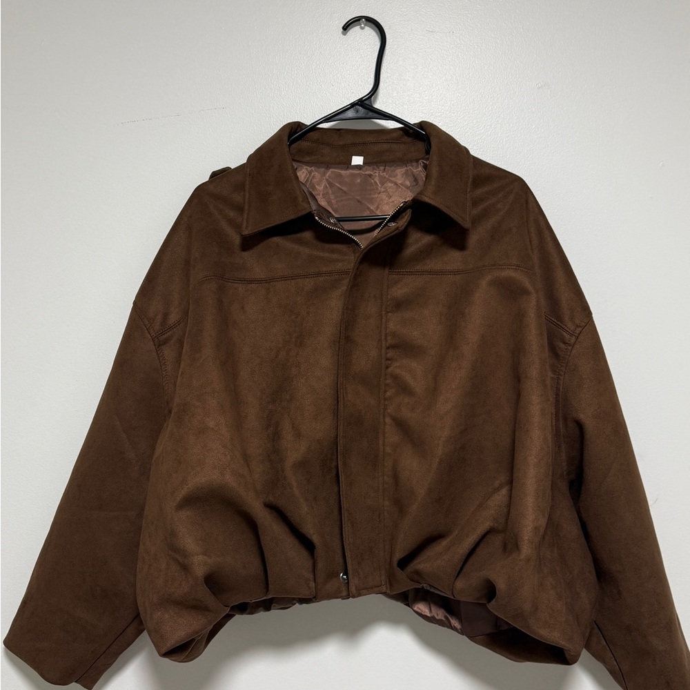Brown Suede Women's Jacket